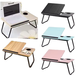 Mesa Plegable Portátil para Laptop, Ángulo de Escritorio Ajustable, Mesa Plegable Pequeña Multiusos, Disponible para Cama y Sofá - Product Image 1