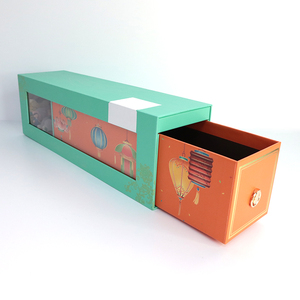 Custom CMYK Printed Logo 2 Piece Rigid Cardboard Packaging Sliding Drawer Paper Gift Box - Product Image 2