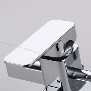 Modern Chrome <b>square</b> Hotel 3 Function <b>Shower</b> <b>Head</b> 59-1 Brass Cast Single Handle Rainforest <b>Shower</b> Set - Product Image 6