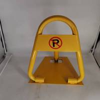 Serrures de stationnement manuelles manuelles en acier inoxydable Triangle enduit de poudre jaune robuste