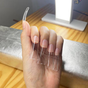 2024 nuevo diseño al por mayor <span class=keywords><strong>precio</strong></span> barato puntas de uñas finas Etiqueta Privada XXL pato largo puntas de uñas de <span class=keywords><strong>Gel</strong></span> suave cubierta completa - Product Image 2