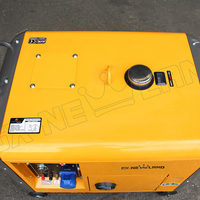GXNEWLAND Générateur électrique à démarrage électrique 6,5 kW 6,0 kW 5,5 kW de secours 188f diesel industriel super silencieux pour la maison