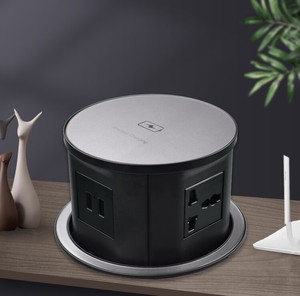 Ổ Cắm Điện Bật Lên Cho Nhà Bếp Đảo Phích Cắm Bật Lên Trên Mặt Bàn Lõm Ẩn Đặt Làm Theo Yêu Cầu Ổ Cắm Bàn Bật Lên - Product Image 4