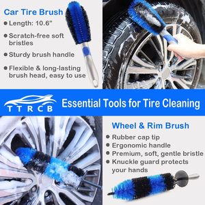 Zhenda 20 piezas Kit de limpieza de lavado de coches <span class=keywords><strong>universal</strong></span> Kit de limpieza de coches multiusos para limpieza interior y exterior - Product Image 2