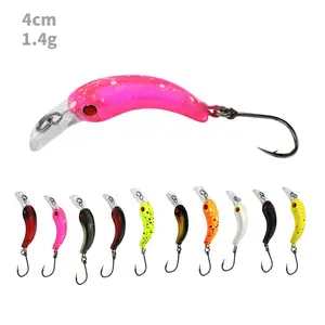 New small sinking minnow jerk bait 40mm 1.4g wholesale mini wobblers lutac fishing lures