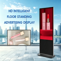 AWSTOUCH Kiosque interactif LCD sur pied pour intérieur, écran tactile, lecteur publicitaire, signalisation numérique, 32-85 pouces
