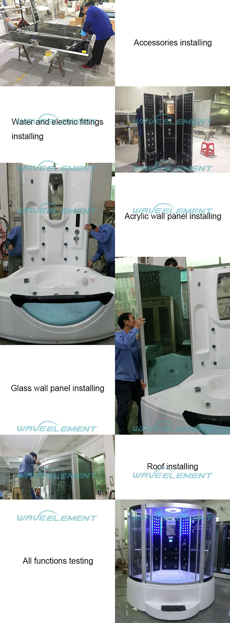 best quality portable new style acrylic steam room and steam cabin