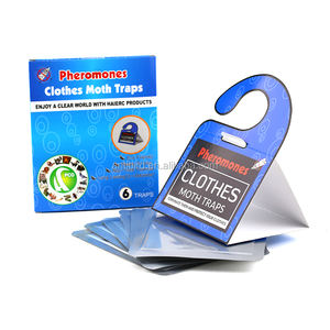 Piège à mites de tissu efficace Haierc, double colle puissante, pièges à mites de vêtements avec phéromones, idéal pour les placards et les vêtements - Product Image 6