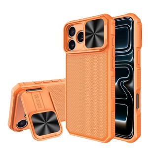 Huanmin's new oil-sprayed PC+TPU phone case, designed for the <b>iPhone</b> 17 PRO MAX, offers hard-shell protection against drops and - Product Image 5