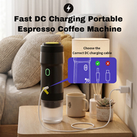 Máquinas de Espresso Portátiles 3 en 1 con Calentador de Agua, 20 Bares, Eléctricas, Mini Cafeteras Automáticas para Cápsulas y Café Molido