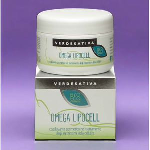Crema Omega Lipocell Verdesativa 500ml, Cuidado Corporal Ecológico para el Tratamiento de la Celulitis - Product Image 1