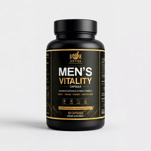 <b>Natural</b> Men’s Wellness Capsules – Herbal Root Extract & Mineral Resin Formula for Strength & Stamina - Product Image 1