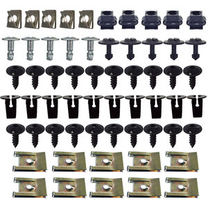 Kit de 60 Piezas de Clips, Tornillos y Sujetadores Automotrices Smooth Sailing, de Nylon, para Panel de Puerta, Arco de Rueda, Uso General - Product Image 1