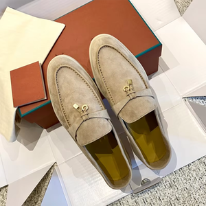 Chaussures de créateur luxueuses pour femmes, chaussures de travail d'automne, mocassins en cuir véritable de haute qualité, chaussures plates classiques décontractées pour le bureau - Product Image 3