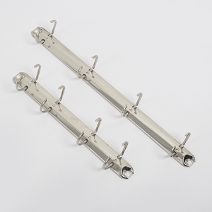 Nhà máy trực tiếp Bạc D loại kim loại 4-Ring chất kết dính giá thấp nhanh chóng tập tin tổ chức - Product Image 2