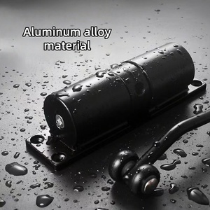 غالق باب زنبركي من الفولاذ المقاوم للصدأ، مفصلات أوتوماتيكية قابلة للتعديل، مانع انزلاق للأبواب المنزلية، إغلاق هادئ - Product Image 6