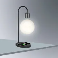 Lampe lunaire flottante imprimée en 3D de 14 cm, lampe en lévitation, boule flottante rotative, lévitation magnétique, ambiance romantique, veilleuse