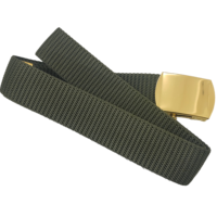 Ceinture en toile à boucle automatique en polyester avec boucle en fer personnalisée, ceinture décontractée pour pantalon, ceinture tactique pour homme