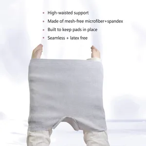 100% coton microfibre culotte de soins de <span class=keywords><strong>maternité</strong></span> taille haute jetable Boyshort coupe slips pour femmes enceintes et post-partum - Product Image 5