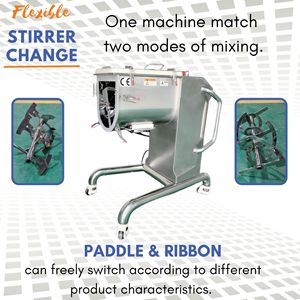 Thực phẩm công nghiệp 40L phòng thí nghiệm Mixer cho hạnh nhân dừa yến mạch bột bột Máy xay sinh tố - Product Image 4