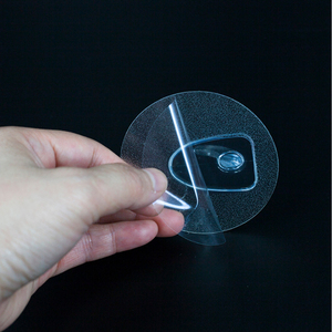 Gancho mágico <span class=keywords><strong>de</strong></span> plástico autoadhesivo, lavable, reutilizable, transparente, sin clavos, sin pulir - Product Image 6