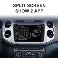 Android 12 4G LTE Radio de coche inalámbrico Carplay 2 Din 8 "Auto Radio GPS BT FM RDS para Volkswagen/VW/PASSAT/POLO/GOLF 5 6/TOURAN
