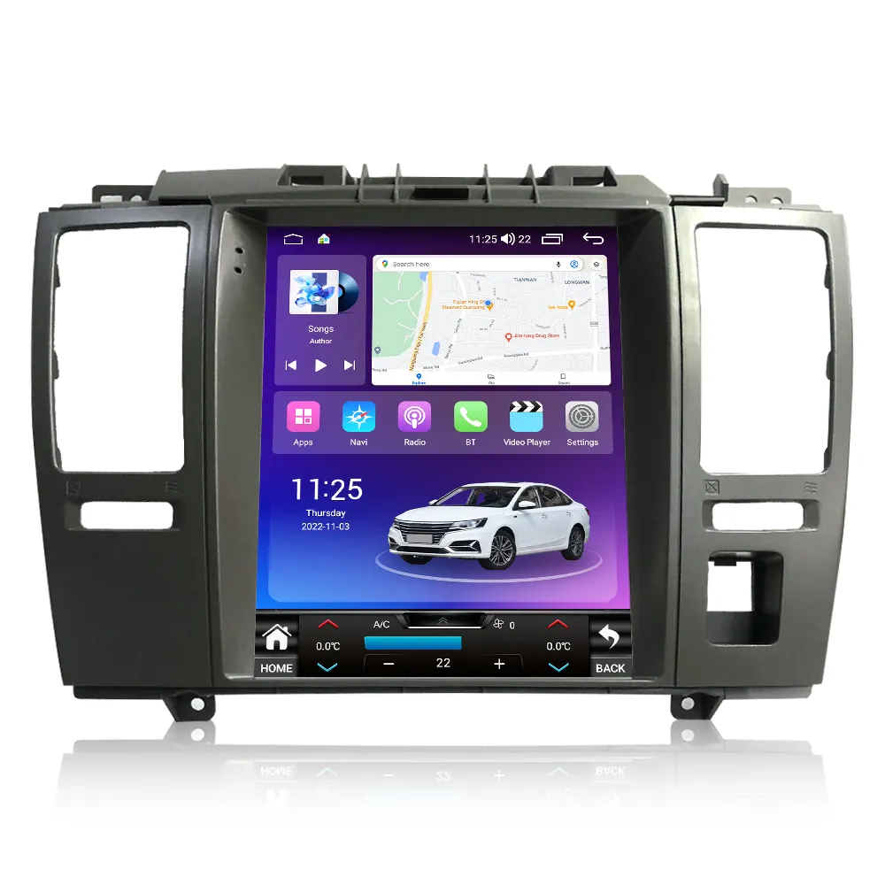 NaviFly sistema de audio para el coche para Nissan Tiida 2004-2013 coche sistema de cámara de 360 grados IPS pantalla inteligente 4G Wifi