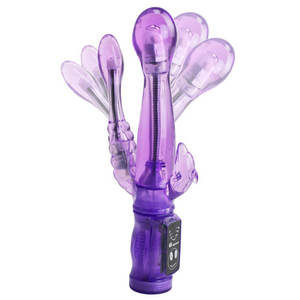 Vibrador de Doble Penetración con 6 Modos, Estimulación Triple del Punto G, Baja Frecuencia, Vibrador Anal para Masturbación, Juguetes Sexuales - Product Image 3