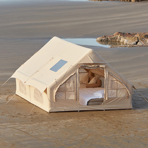 Tienda de aire Fácil instalación Glamping Tienda 4-6 personas Camping Inflable Invierno Tienda al aire libre <span class=keywords><strong>Hobbit</strong></span> - 12 ㎡ - Product Image 1