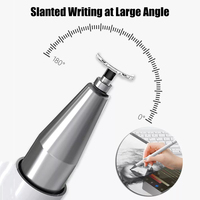 HARGA TERBAIK 2-in-1 pulpen tubuh logam ramping & ujung pena Stylus untuk menggambar di Tablet PC & hadiah ponsel pintar
