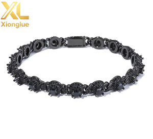 Premium B2B Wholesale VVS Moissanite Round Brilliant <b>Beaded</b> Bracelets S925 <b>Silver</b> Iced Out Hip Hop Jewelry Custom Supplier - Product Image 6