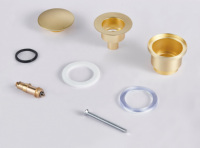 Válvula Click Clack con Certificación CE, Color Personalizado, Tapón de Drenaje de Latón para Baño, Desagüe Pop-Up G1-1/4", Accesorios de Baño