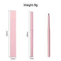 Crayon à lèvres liquide crémeux minéral rétractable, best-seller, nude, waterproof, avec protection solaire, étiquetage personnalisé, végétalien, haute qualité