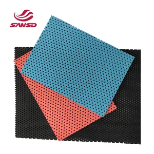 OEM / ODM Foamy color foam EVA craft punched eva foam perforated EVA sheet hole