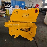 Attelage rapide hydraulique rotatif TDC Premium pour mini-excavatrices de 1 à 4 tonnes, rotation à 360°, moteur inclus Yanmar Vio35 Takeuchi, garantie 1 an