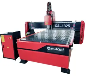آلة توجيه الخشب، ماكينة الأعمال الخشبية CA-1325 يتم التحكم بها رقميًا بالكمبيوتر بأفضل سعر مع علامة حجم 1300*2500 مم مع طاولة فراغية