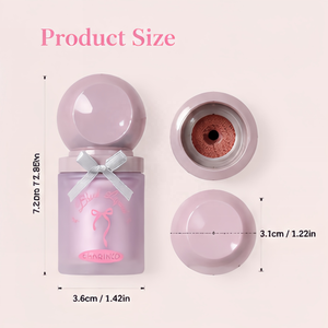 Rubor Líquido Mate a Prueba de Agua con Aplicador de Esponja para un Aspecto Natural, Rubor Líquido <span class=keywords><strong>Mini</strong></span> de Doble Uso para Labios y Mejillas, OEM ODM - Product Image 6