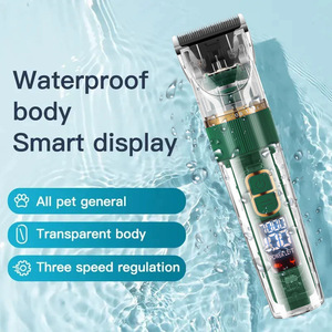 Cortadora eléctrica recargable por USB para mascotas, cortadora <span class=keywords><strong>de</strong></span> patas para perros y gatos con LCD transparente, cortadora <span class=keywords><strong>de</strong></span> <span class=keywords><strong>pelo</strong></span> eléctrica para el hogar - Product Image 4