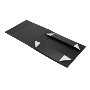 Cajas de Regalo Plegables de Cartón con Cierre Magnético, Papel Negro de Lujo, Personalizadas al por Mayor, con Esponja y Laminado Mate - Product Image 3