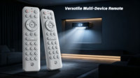 Mini Control Remoto Universal de 28 Teclas para TV, Barco, Cine en Casa, Android Smart, Infrarrojos, Batería AAA, Alcance de 20m, Plástico y Silicona, ODM