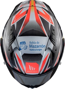 Nuevo Casco de Pista Integral MT KRE+ Unisex de Fibra de Carbono con Liberación Rápida, Material Ligero de ABS para Motocicleta, para Toda Temporada - Product Image 5