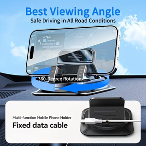 Soporte de Teléfono con Ventosa Giratorio 360 Grados, Universal para Salpicadero de Coche, Soporte de Teléfono ABS que No Bloquea la Ventilación - Product Image 5