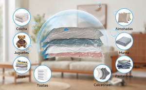 Sacs de rangement sous vide pour le voyage avec pompe sans fil rechargeable, sacs sous vide pour vêtements et voyages, sacs économiseurs d'espace - Product Image 4