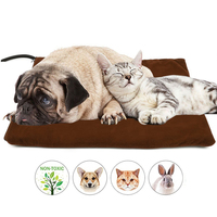 Coussin chauffant pour animaux de compagnie avec 6 températures réglables et 5 minuteries pour chats et chiens