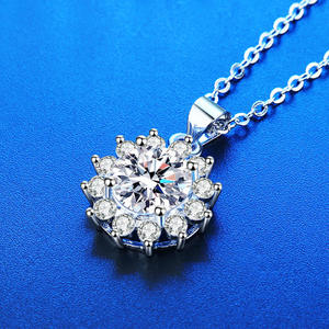 Корейское модное колье с подвеской в виде подсолнуха, украшенное цирконами, элегантное женское украшение, подарок на День святого Валентина - Product Image 4