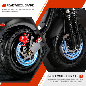 Top Ranking pieghevole Off-road Scooter elettrico 1200W potente motorino elettrico con sedile - Product Image 5