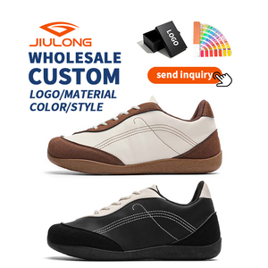 <span class=keywords><strong>Zapatillas</strong></span> Deportivas Minimalistas al por Mayor, con Puntera Ancha, Suela Plana, Ligeras, Estilo Retro, Casuales, con Logotipo Personalizado, para Hombre - Product Image 1