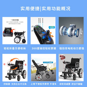 Scooter eléctrico plegable de 24V de aleación de aluminio ligero para personas mayores y discapacitadas - Product Image 3