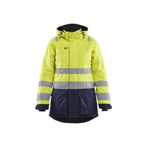 BLAKLADER - 447219873389M Parka de invierno para mujer Hi-vis Amarillo/Azul marino-EAN 7330509616024 ROPA DE TRABAJO DE LA HI-VIS - Product Image 1