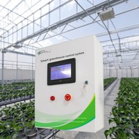 Système de contrôle intelligent de serre IoT WiFi 4G LoRa avec surveillance à distance via application |   Contrôleur de température, d'humidité et de CO2 pour l'irrigation automatique, OEM